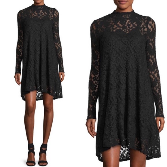 LAmade Dresses & Skirts - LAMADE Cecil Long Sleeve Lace Swing Dress NWT S